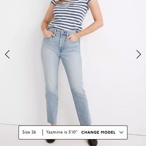 Madewell The Curvy Perfect Vintage Jean in Fiore Wash